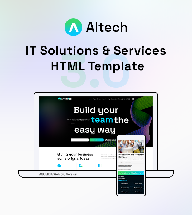 Altech | IT Solutions & Multi Services HTML5 Template