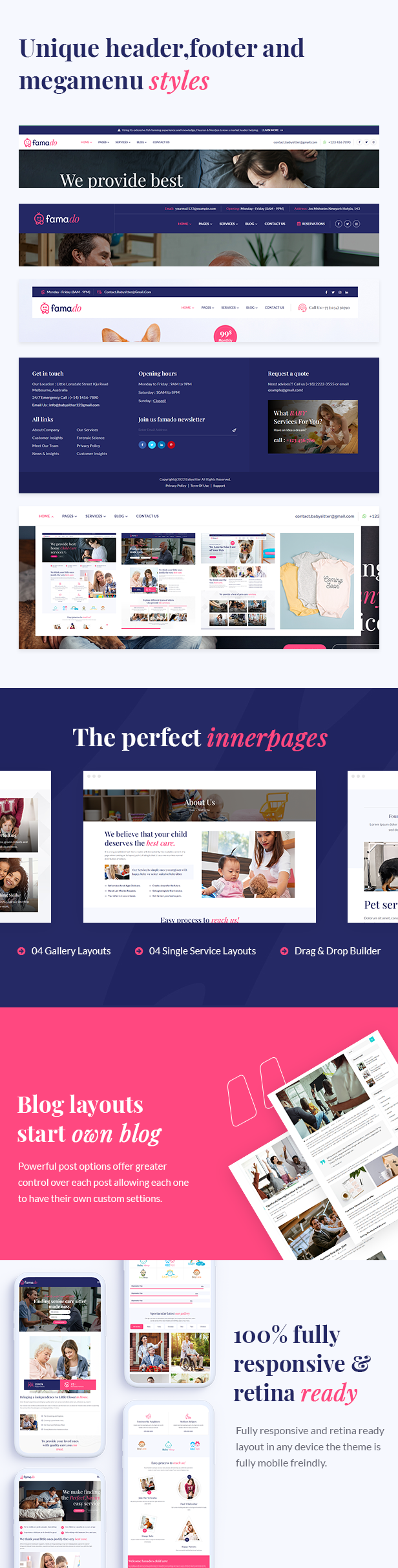 Famado - Multiple Care Services Html Template
