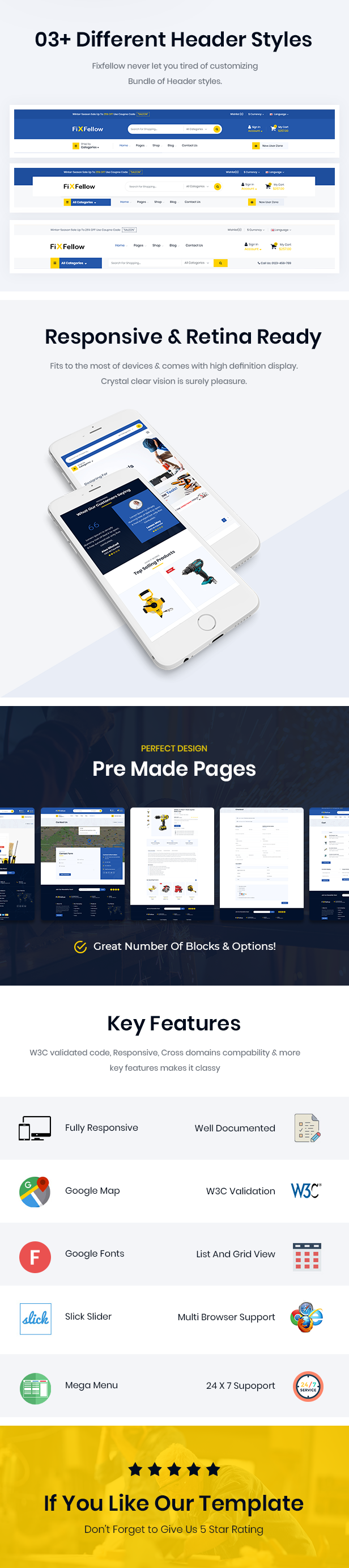 Fixfellow - Tools Store eCommerce HTML Template