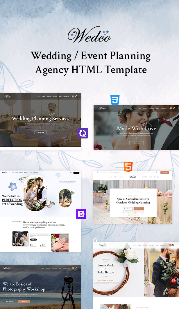 WedCo - Wedding HTML Template