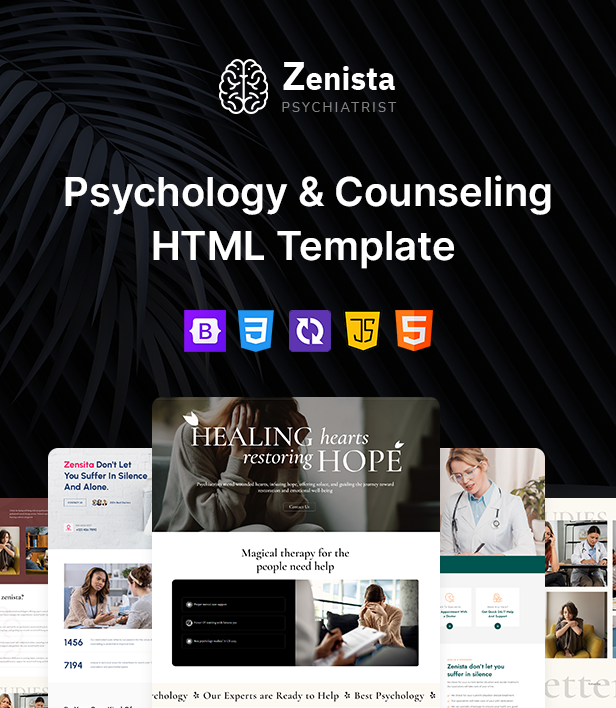 Zenista - Psychology & Counseling HTML Template